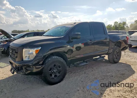 2020 Nissan Titan S из США, поврежденный, VIN 1N6AA1EE0LN503639